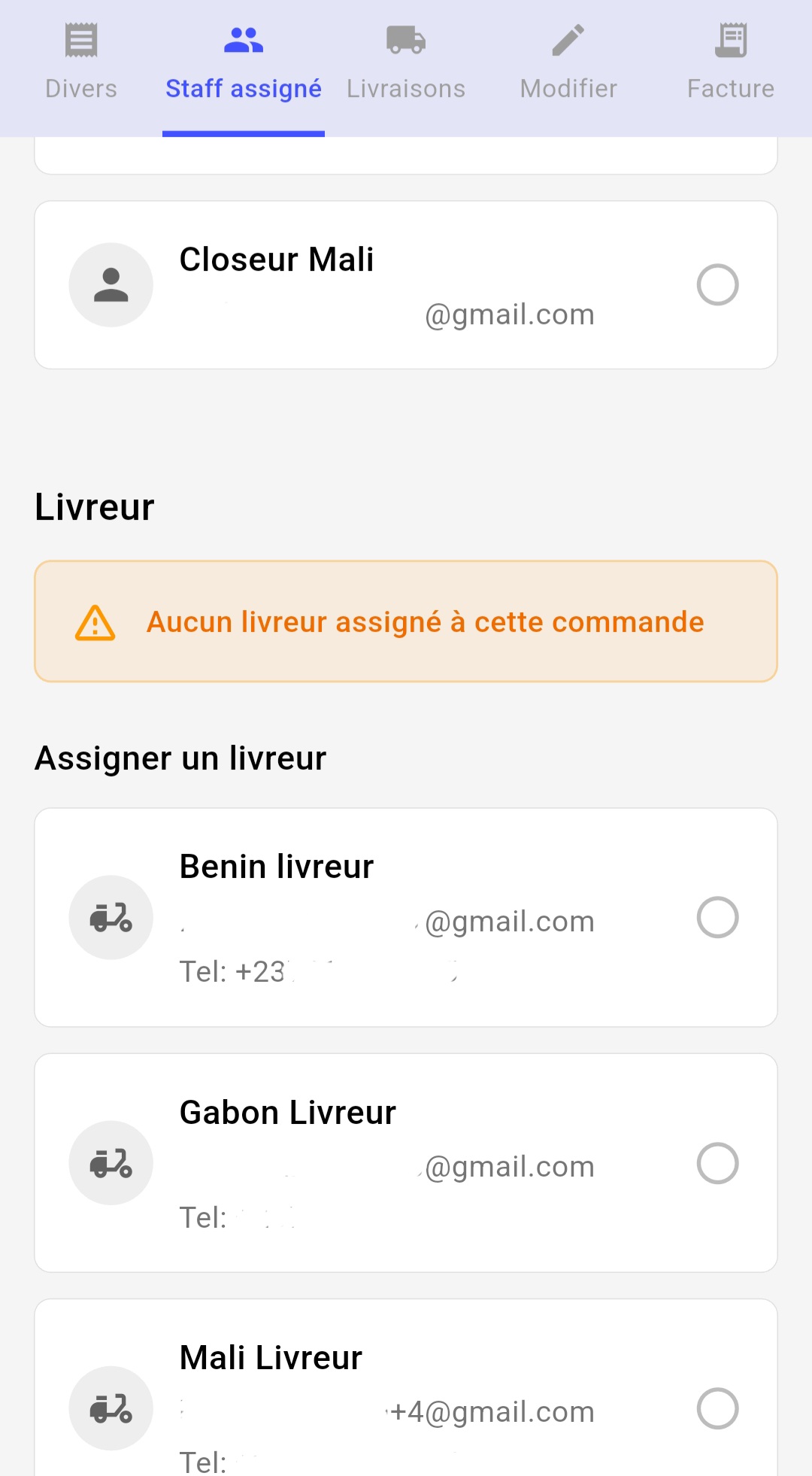 Attribution Géographique