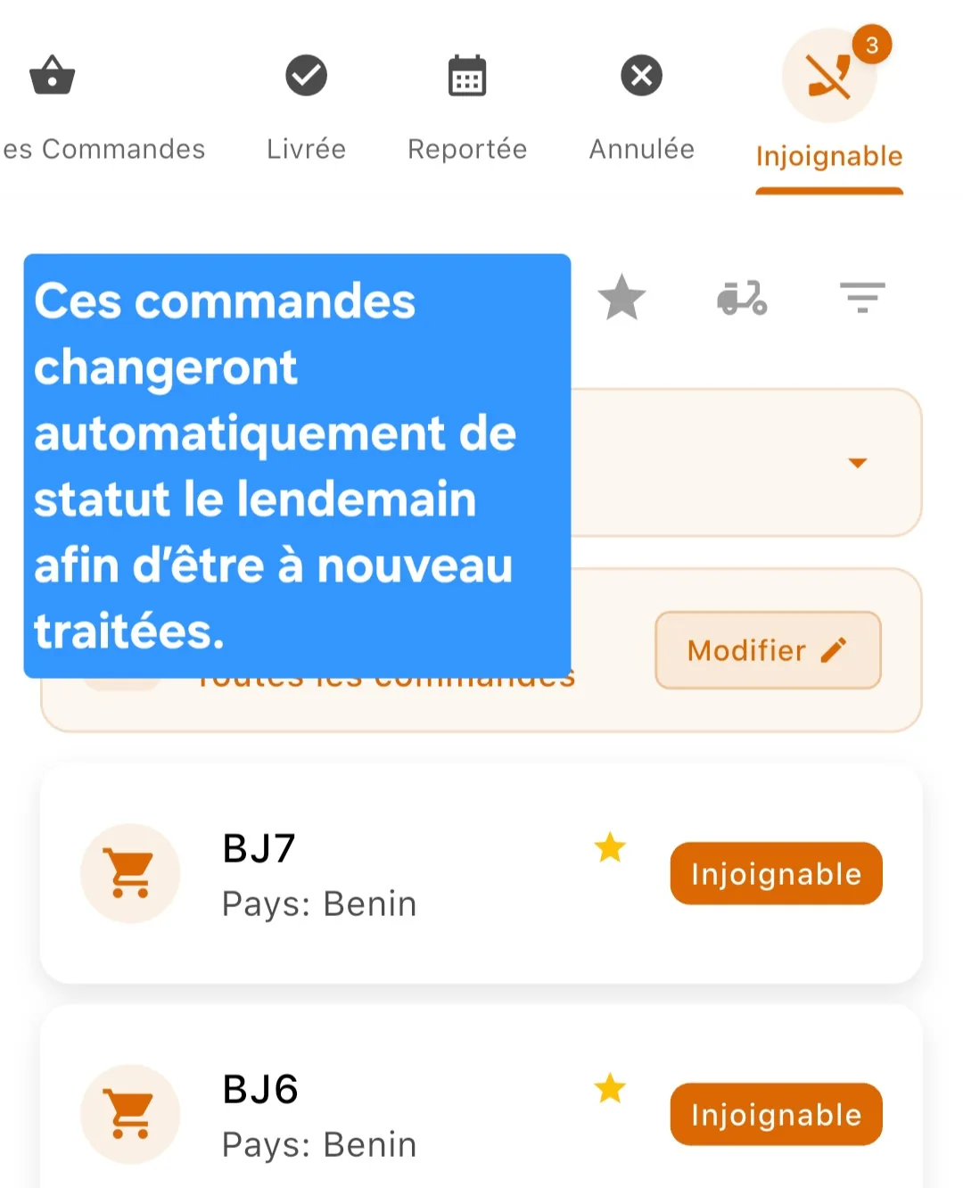 Suivi de la progression des ventes et sécurité du stock